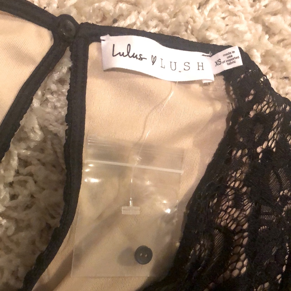 New Black lace midi dress from lulus - Picture 8 of 8